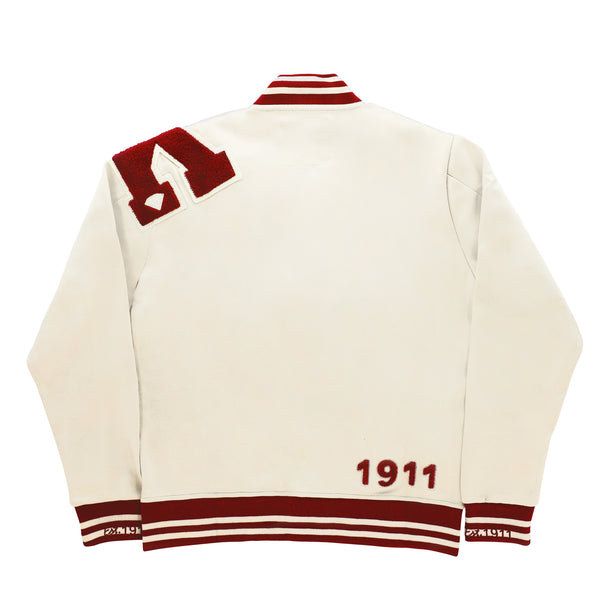 Kappa All Cream Cotton Varsity Jacket 2.0