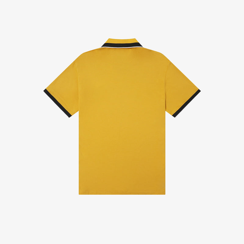 Alpha Exclusive & Proprietary Logo Gold Polo
