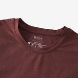 Iota Premium Brown Double Chenille Patch T-Shirt