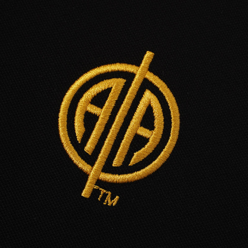 Alpha Exclusive & Proprietary Logo Black Polo