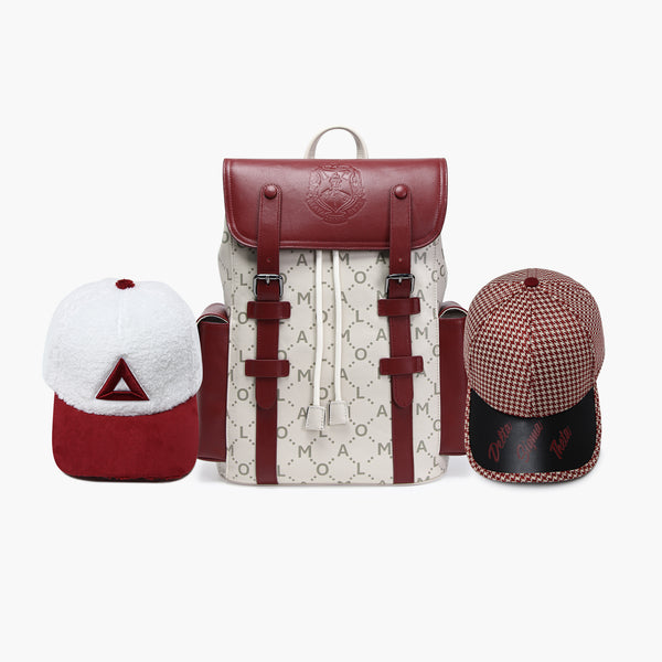 Delta Hitch Backpack (AOML) w/ Sherpa & Houndstooth Hat Bundle (PRE-ORDER)