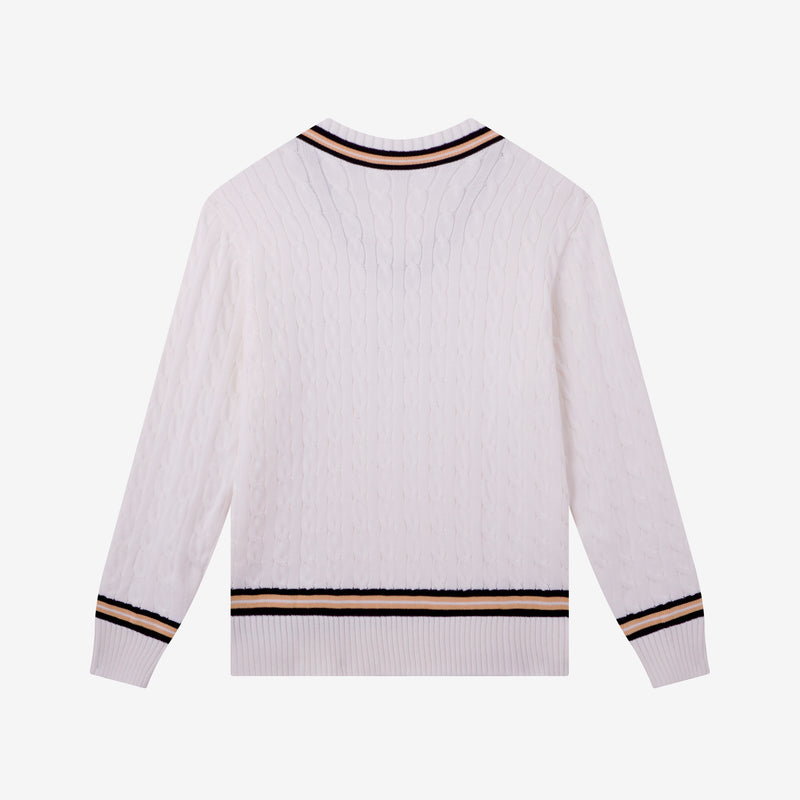 Alpha Iconic Cricket Sweater Tenets Exclusive Patch