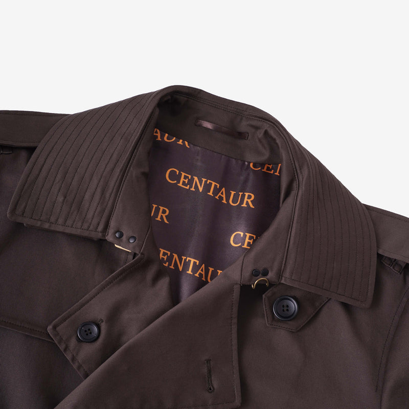 Iota Brown Trench Coat-PREORDER