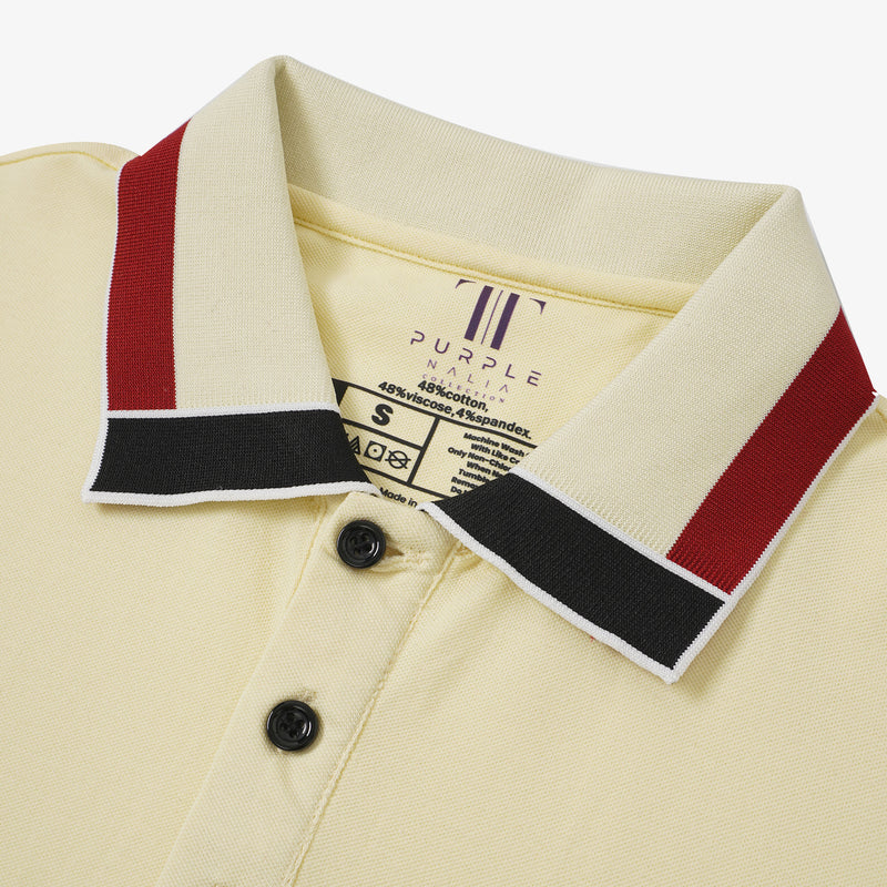 Kappa Cream Achievement Logo Polo