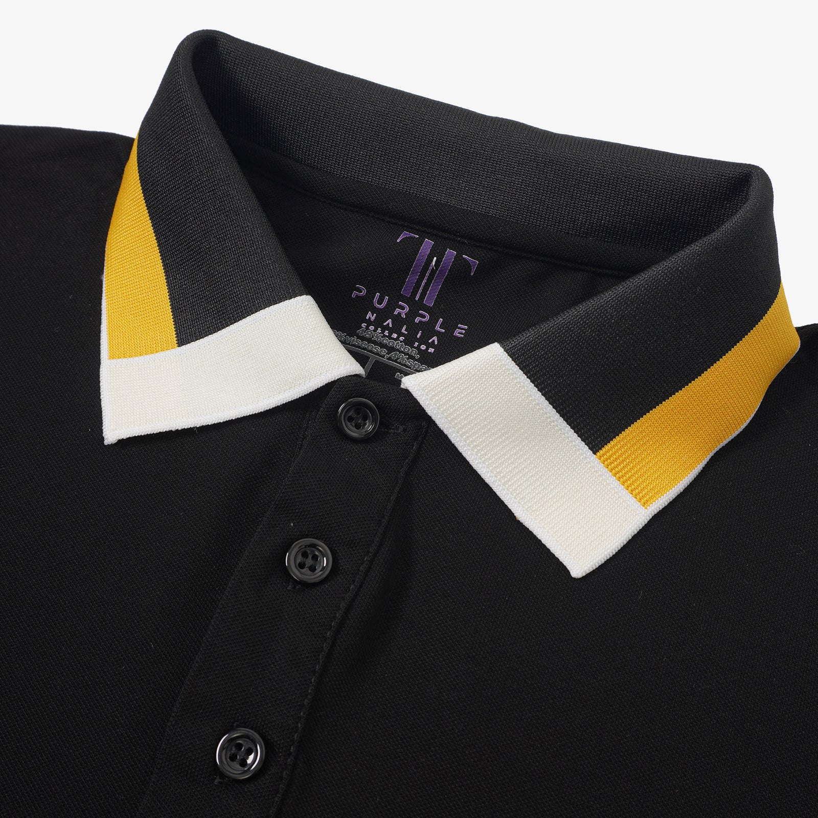 Classic Black Polo Short Sleeve Tee – Tenets