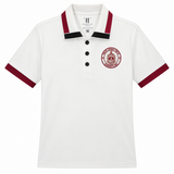 Delta Crest White Polo