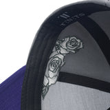 Sigma Grey Crown White Rose SnapBack
