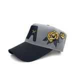 Alpha Grey Yellow Rose A-Torch SnapBack