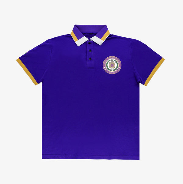 Omega Fraternity Crest Polo