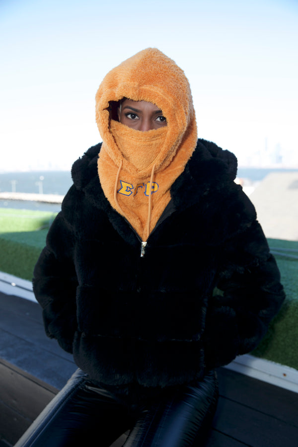 SGRho Sherpa Hoodie Hat