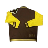Classic Brown Yellow Varsity Coat