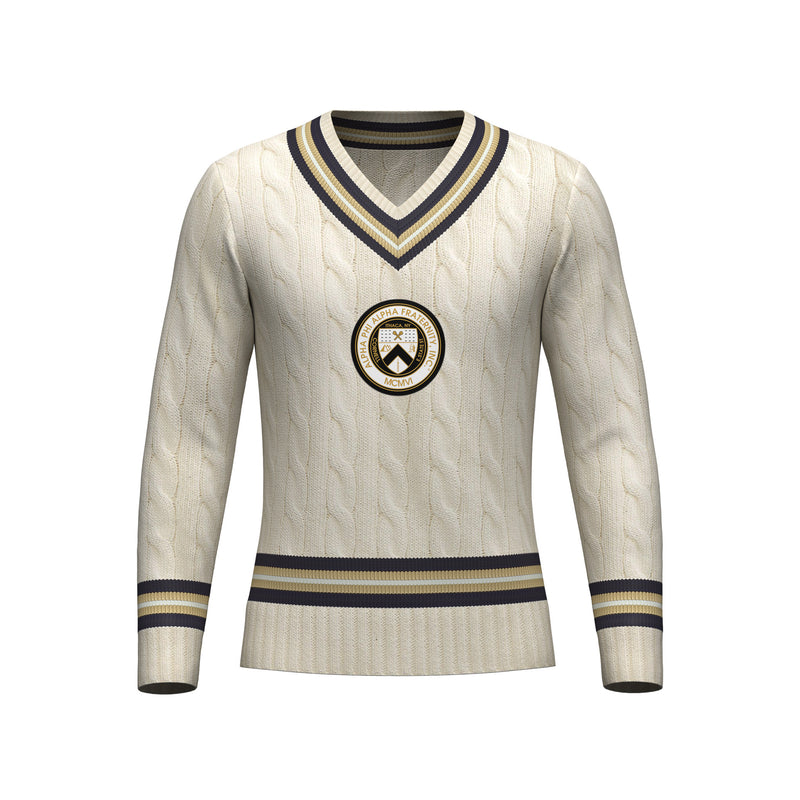 Alpha Iconic Cashmere Cricket Sweater Pre Order Ships in November
