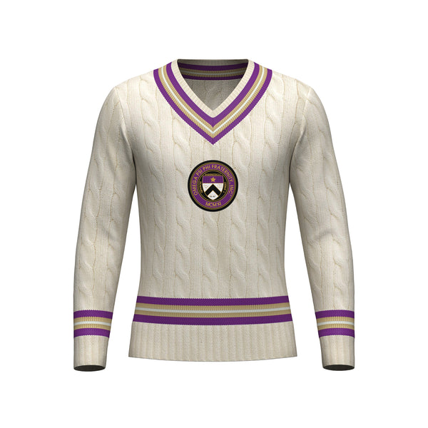 Omega Iconic Cashmere Cricket Sweater (Pre-Order: Ships in November)
