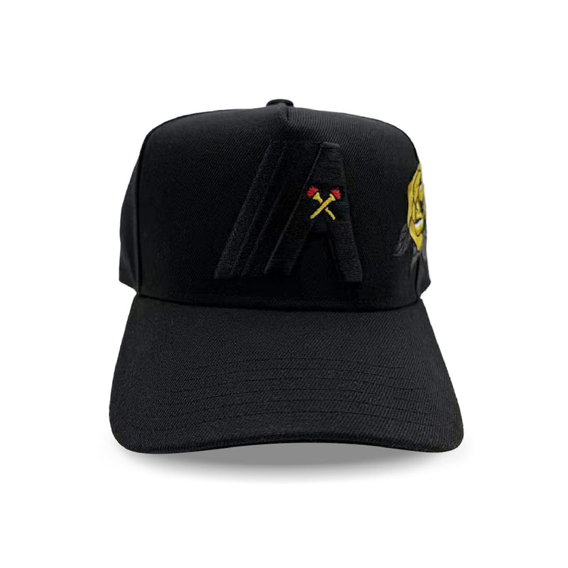 Alpha Black Yellow Rose A-Torch SnapBack
