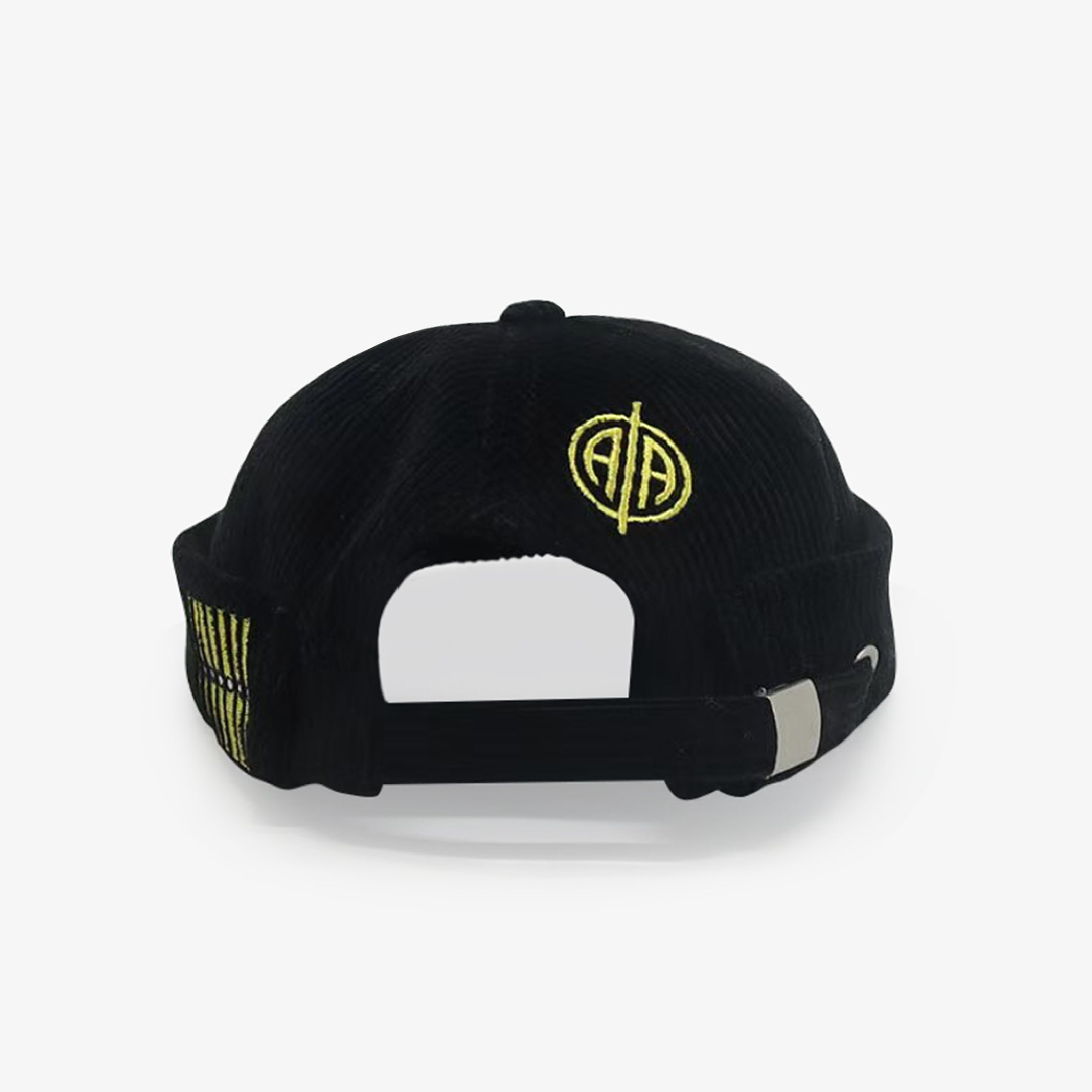 Alpha Black Brimless Corduroy Hat – Tenets